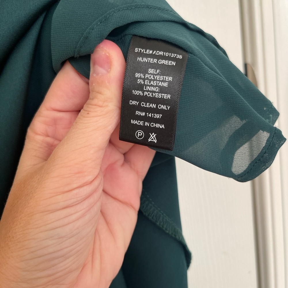 Astr Green Halter Midi Dress - Picture 6 of 7